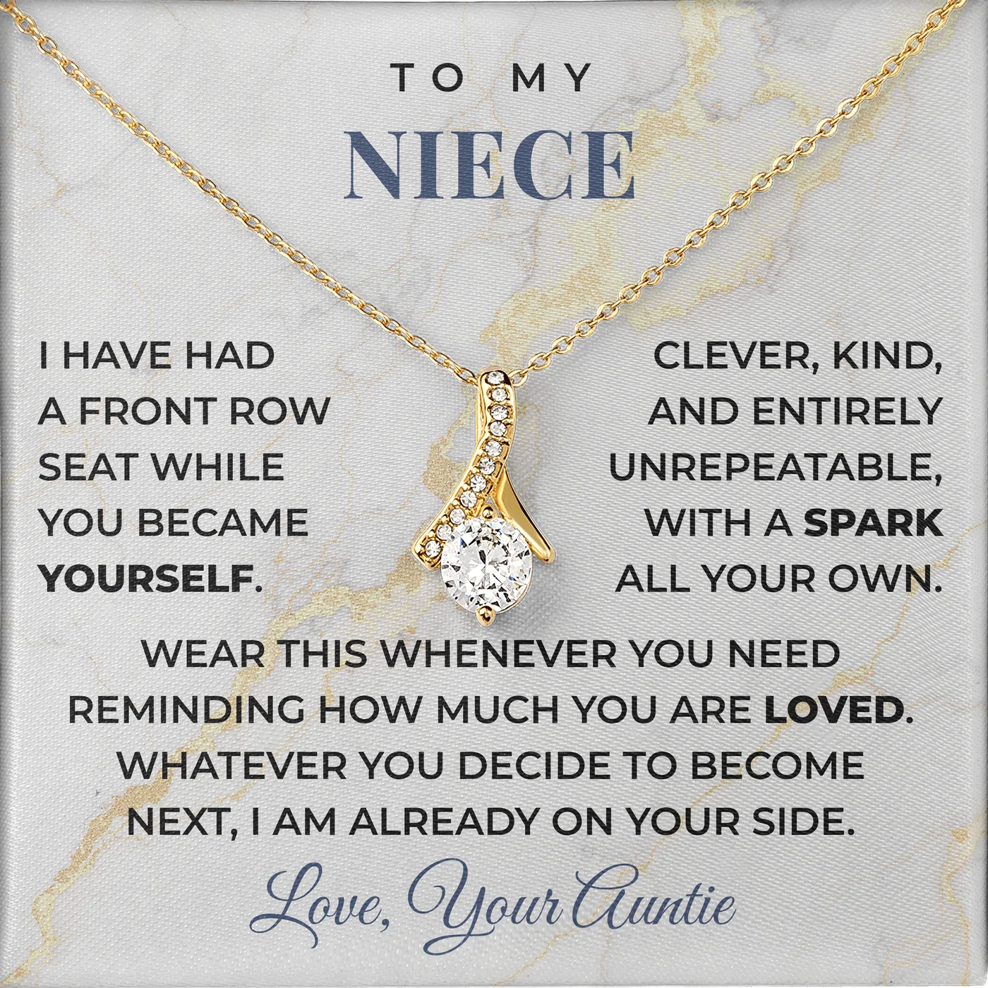 A Spark All Your Own Alluring Beauty Necklace for niece
